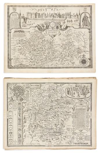 (BRITISH COUNTIES.) John Speed. The Theatre of the Empire of Great Britaine.